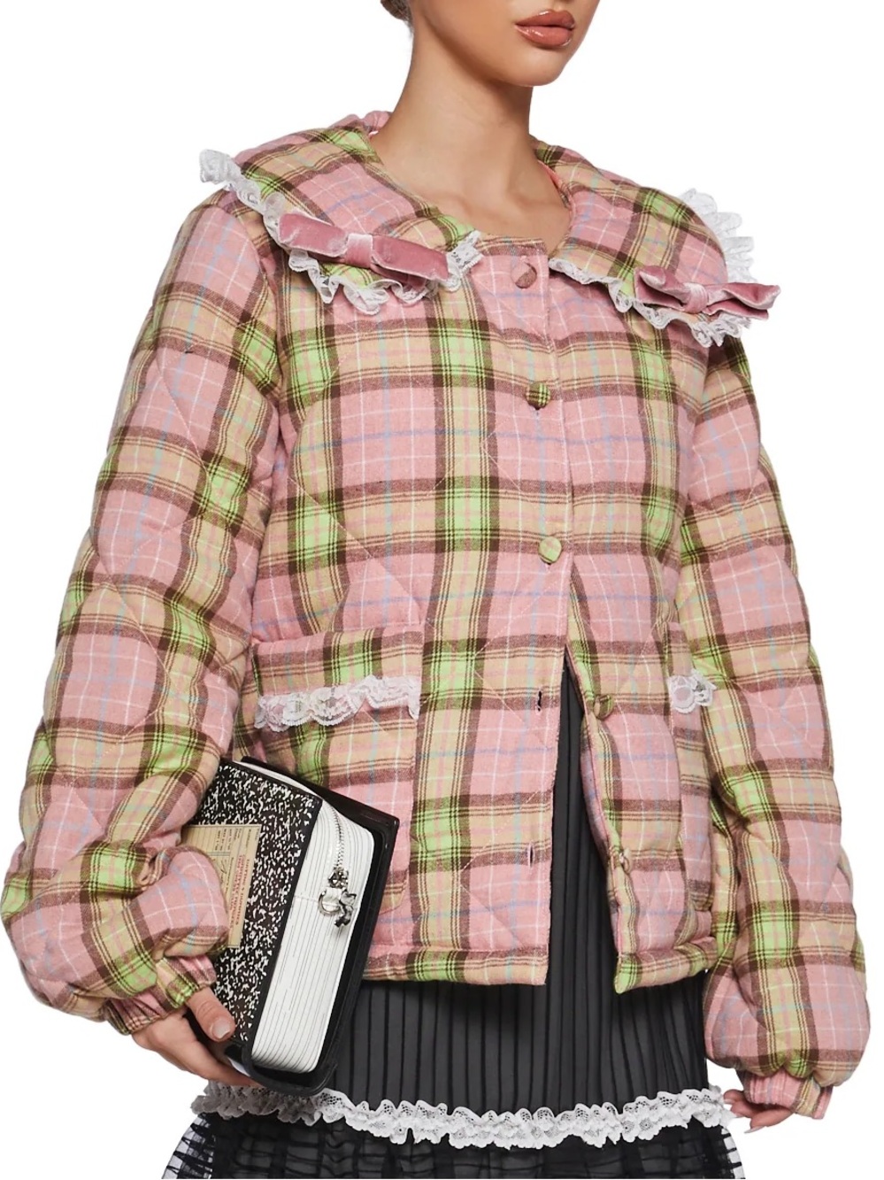 Sugar Thrillz SWEET LOVE STORY QUILTED JACKET